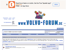 Tablet Screenshot of forum.volvo-forum.de